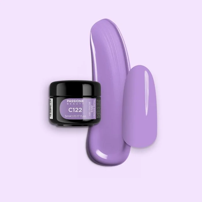 Gel Color C122 Crocus Petal - Gel color lila con matices lavanda