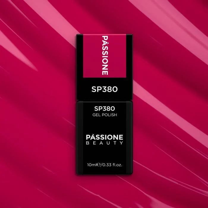 Vernis semi-permanent SP380 Passione - Vernis semi-permanent rouge-magenta - détail 1