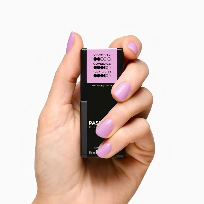 HD Base Pastel Pink 15 ml - Base Rubber Semipermanente Rosa Pastel - detalle 1
