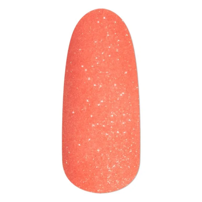 Coral Fluo Biodegradable Glitter - Glitter biodégradables pour ongles coral fluo - détail 1