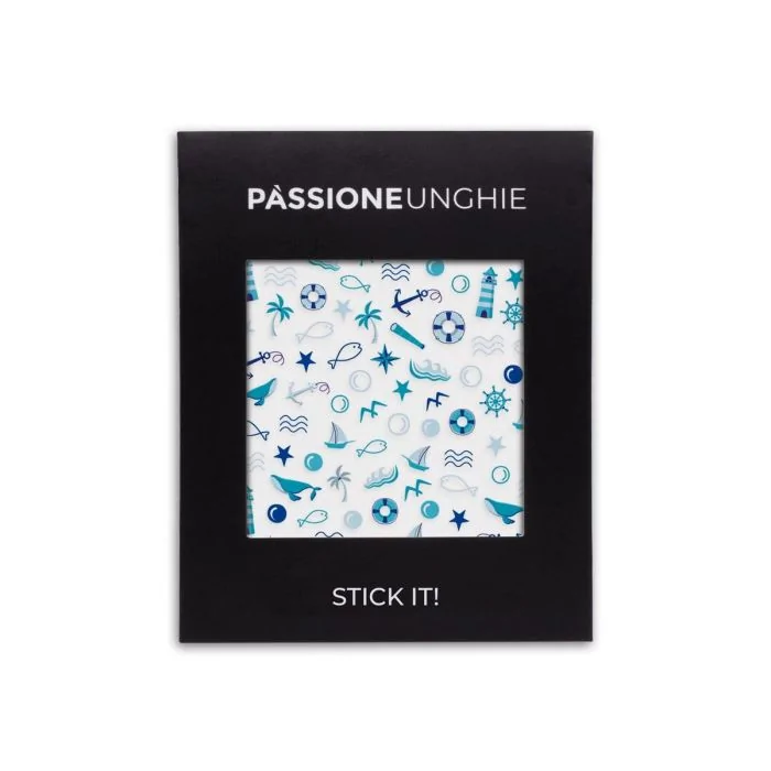 Navy - Nail Stickers - Stickers para nail art estilo marino