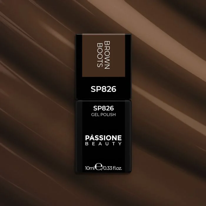 Vernis semi-permanent SP826 Brown Boots - Vernis semi-permanent marron - détail 2