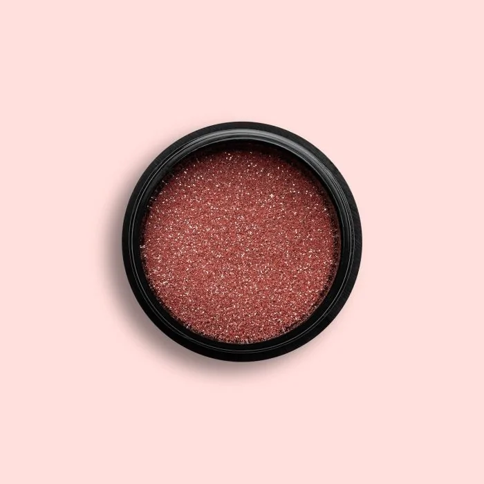 Biodegradable Rose Gold Glitter - Biodegradable nail glitter, colour rose gold
