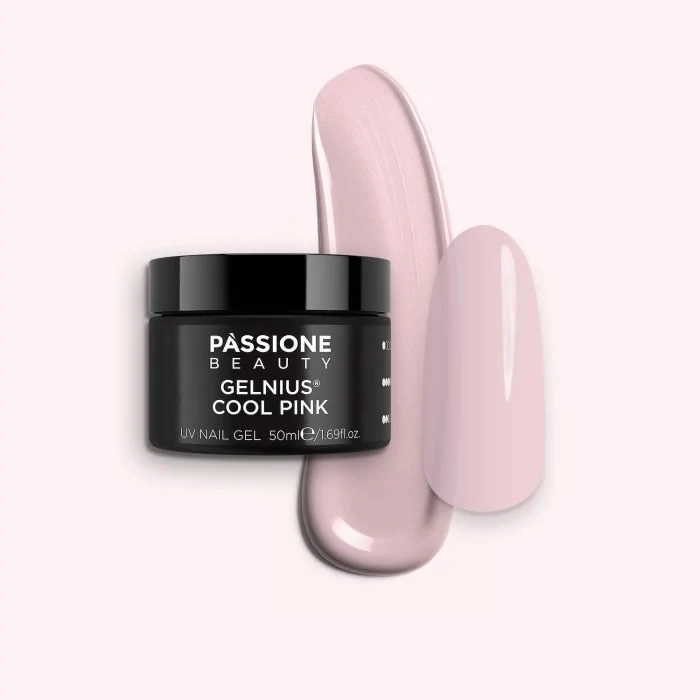GELNIUS® Cool Pink 50 ml - Gel constructor 2 en 1 de baja viscosidad rosa frío