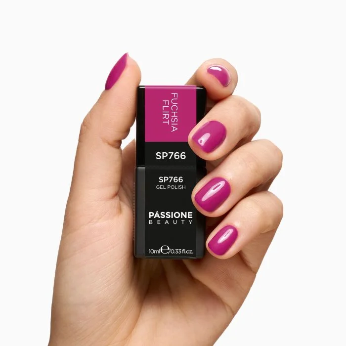 UV Nagellack SP766 Fuchsia Flirt - UV Nagellack knalliges Fuchsia - Detail 1
