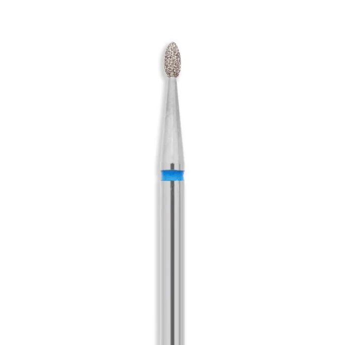 Fresa EXPERT - Diamant drop medium - Fresa para torno para cutículas de diamante, forma de gota. Nivel experto. Abrasión media. - detalle 1