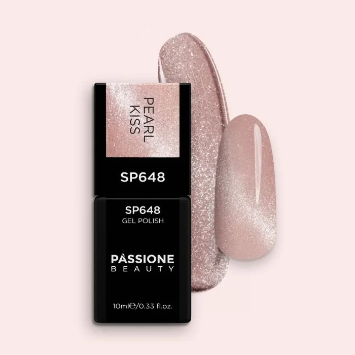 Gel Nail Polish SP648 Pearl Kiss Cat's Eyes - Rose-Gold Cat's Eyes Gel Polish