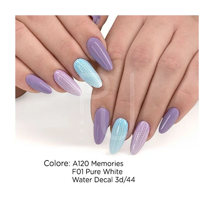 Gel colour A120 Memories - Delicate purple gel colour - detail 2