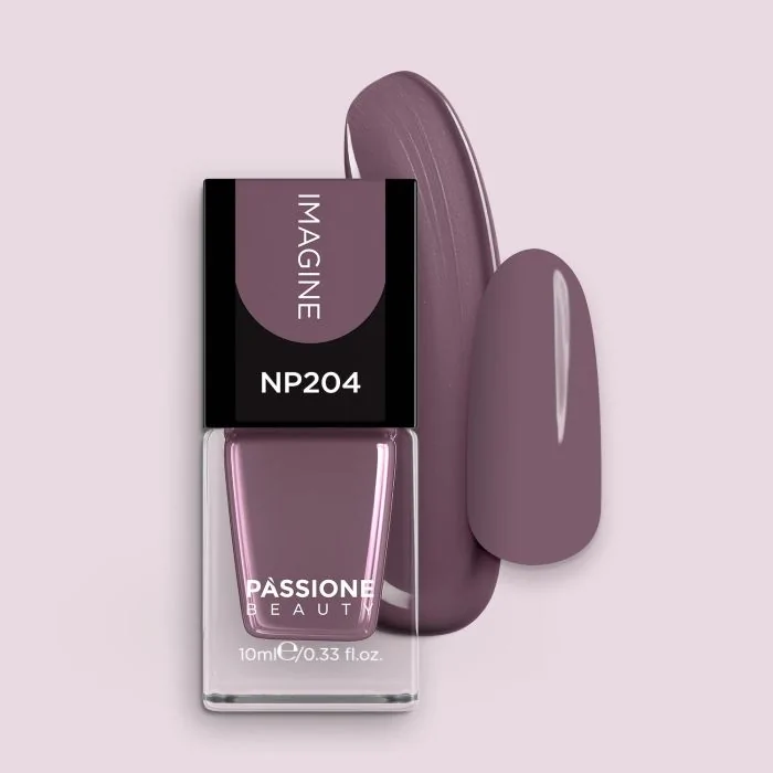Esmalte NP204 Imagine - Esmalte color malva con tonos grises
