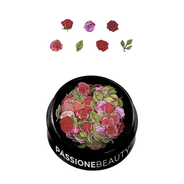 Roses - Nail Deco - Paper flowers for nail art