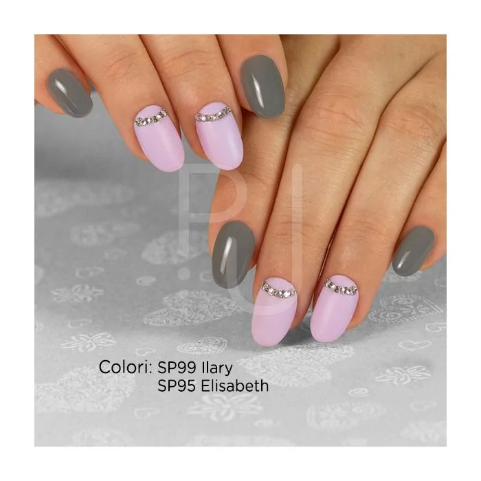 Gel Poilsh GP95 Elisabeth - Dove grey gel polish  - detail 1