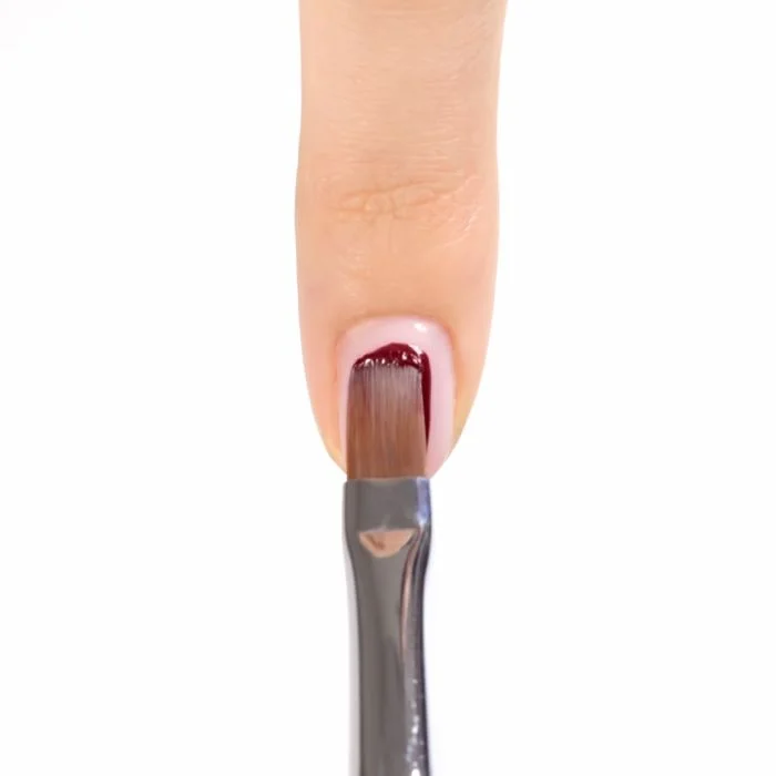 Application of Gel colour F09 Cherry