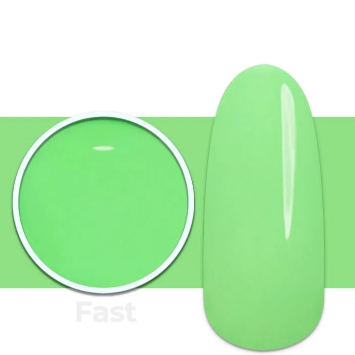 Gel Color F112 Egochic - Gel color verde neón brillante autosellador