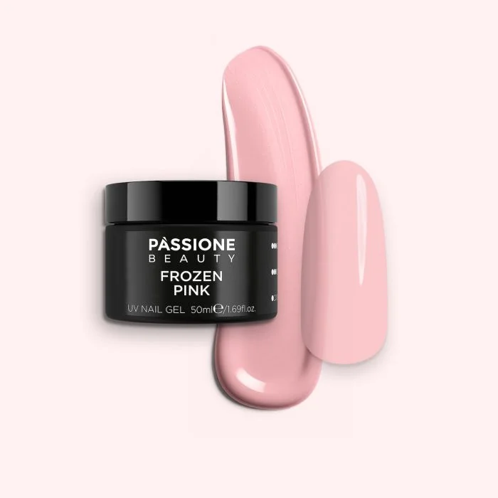 Frozen Pink 3x50 ml - Gel de construction tissotropique rose naturel clair à viscosité moyenne-haute