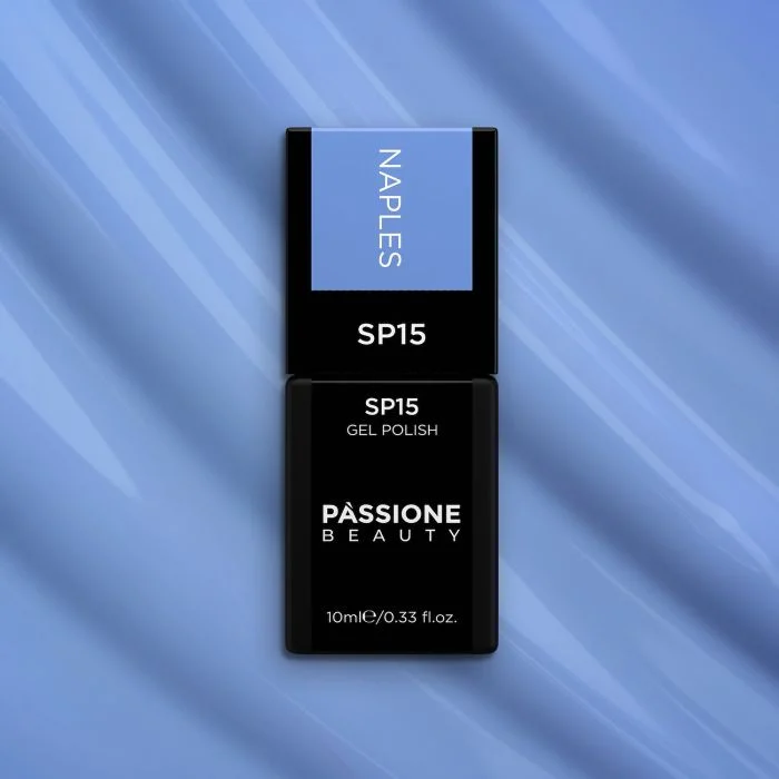 Vernis semi-permanent SP15 Naples - Vernis semi-permanent auto-scellant bleu clair - détail 3