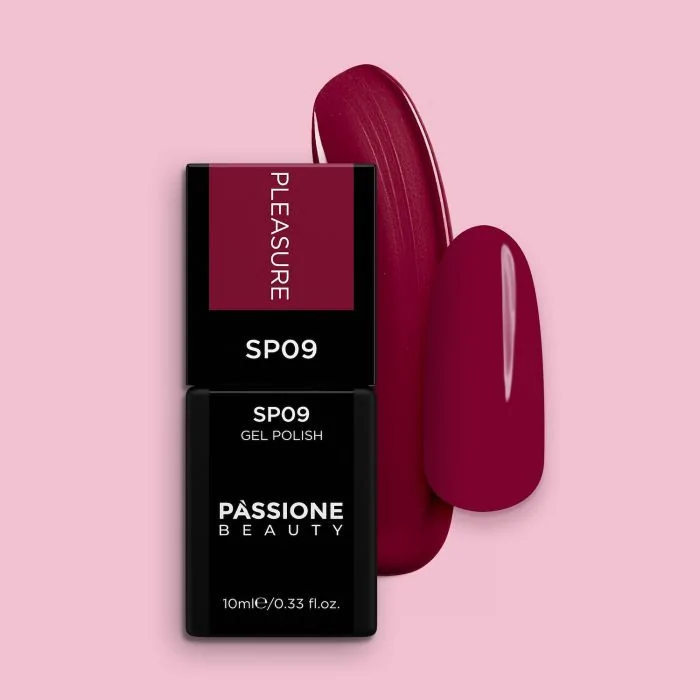 Vernis semi-permanent SP09 Pleasure - Vernis semi-permanent auto-scellant magenta