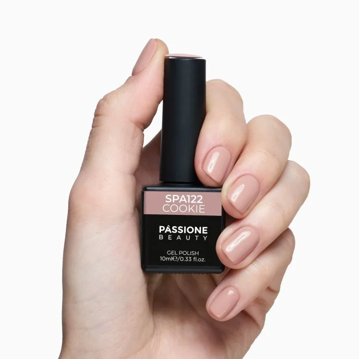 UV Nagellack SNA122 Cookie - UV Nagellack in zartem Rosa Beige - Detail 1