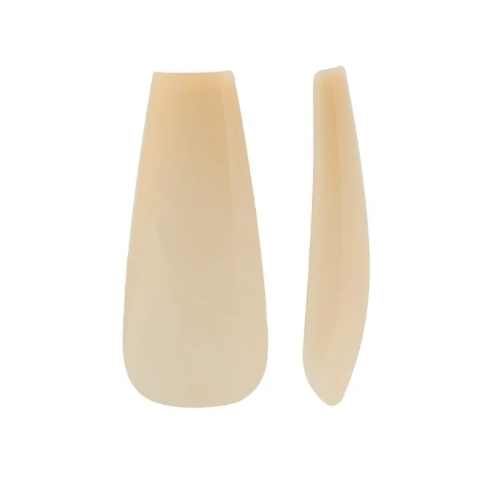 Gel Tip Bailarina Beige 240 piezas - Gel tip soak-off bailarina beige - detalle 1