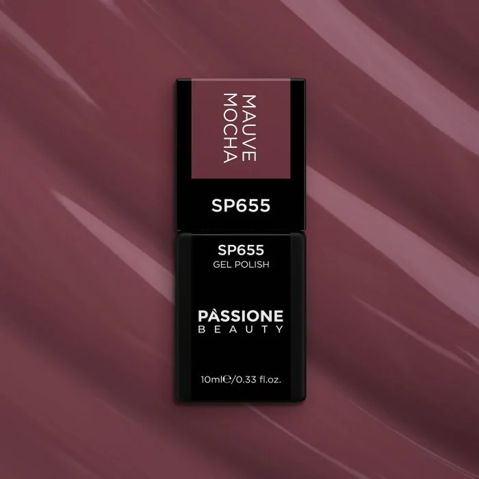 Vernis semi-permanent SP655 Mauve Mocha - Vernis semi-permanent marron mauve - détail 3