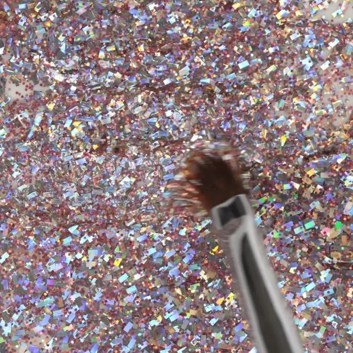 Application de Gel Glitter G44 Perseo
