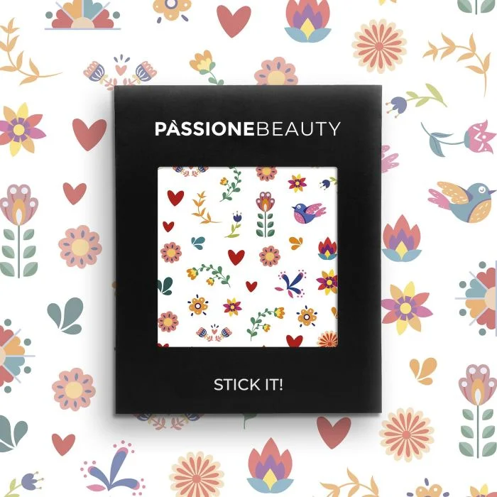Cute Folk - Nail Stickers - Folk themed Nail Stickers