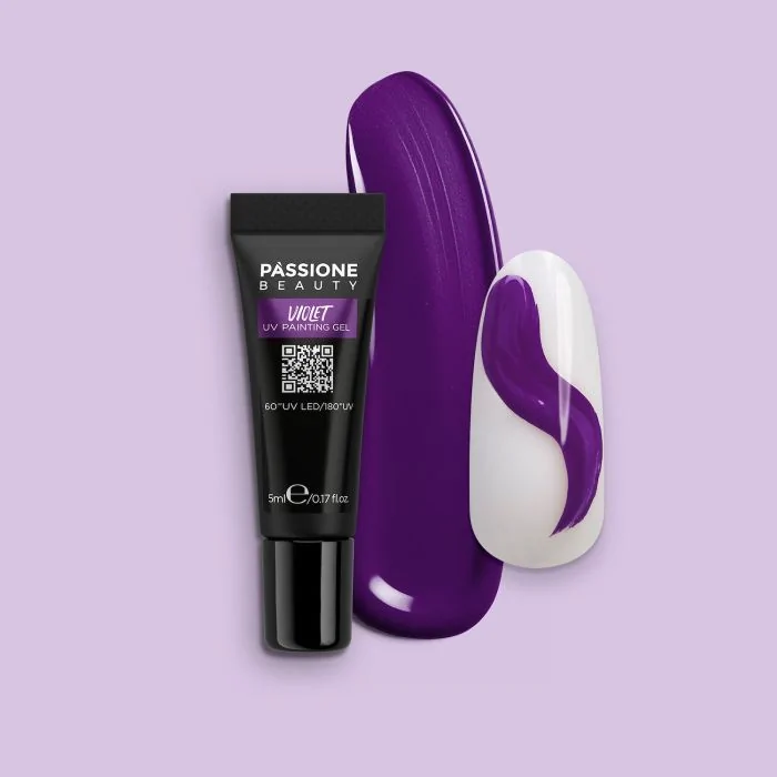 Violet UV Painting Gel - Deep Violet UV Gel Paint