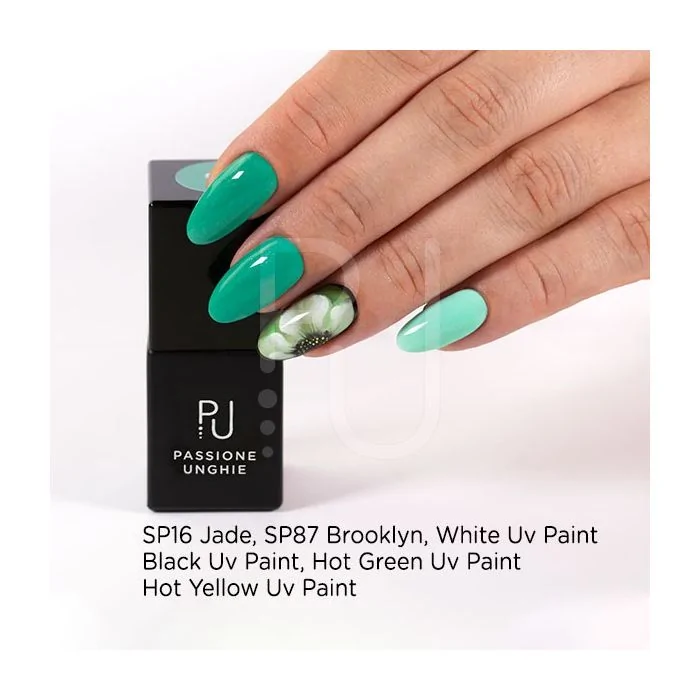 Gel Nail Polish GP87 Brooklyn  - Light Blue and Aquamarine Gel Polish - detail 1