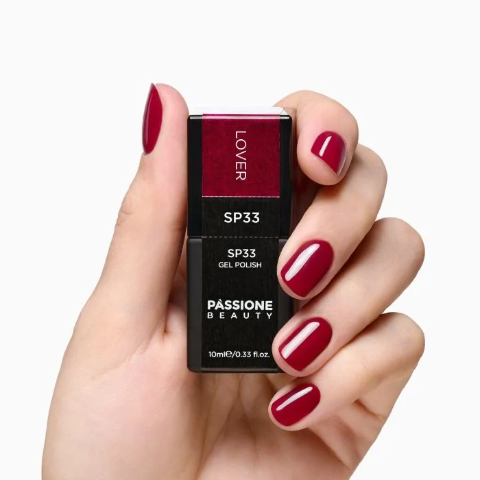 Vernis semi-permanent VS33 Lover - Vernis semi-permanent bordeaux intense - détail 1