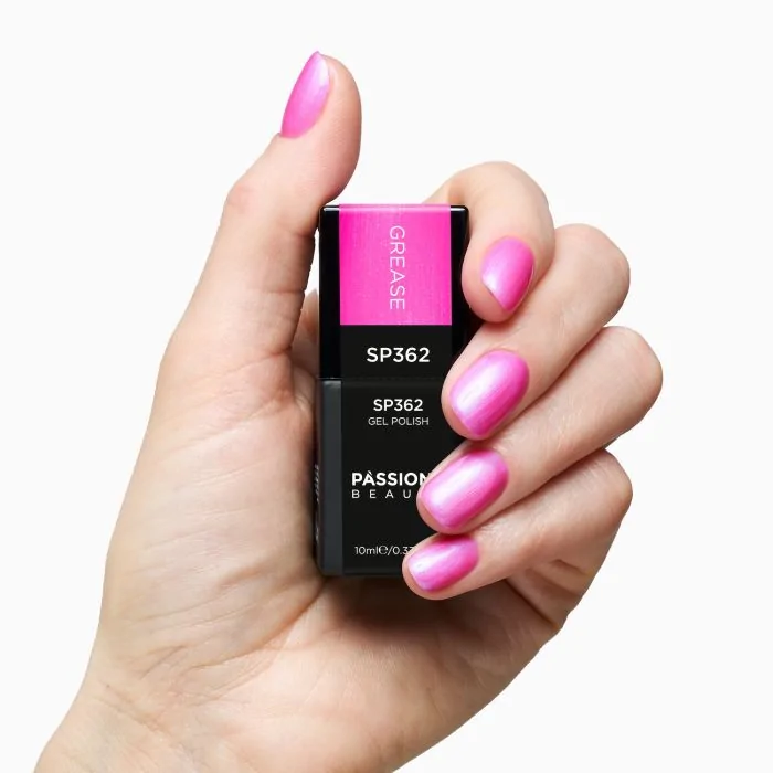 UV Nagellack NL362 Grease - UV Nagellack in Metallic Pink - Detail 3