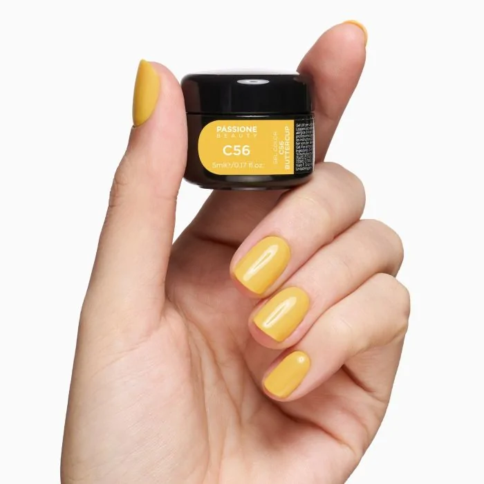 Gel Color C56 Buttercup - Gel color amarillo intenso - detalle 3
