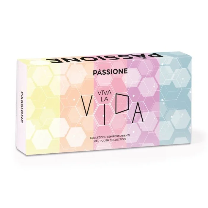 Viva la vida Kit - Collection of pastel and neon gel polishes - detail 3
