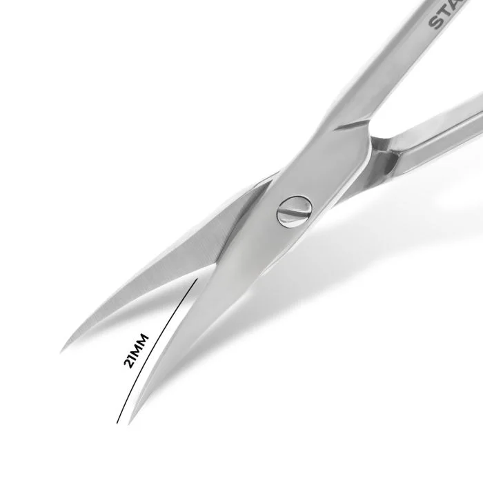Nagelhautschere Staleks 21 mm Expert 50 - Professionelle Nagelhautschere SE-50/2 aus rostfreiem Stahl - Detail 2