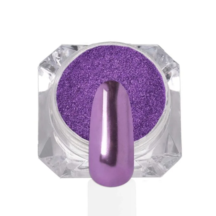 Chrome Pigment Lilac - Lilac chrome-effect nail pigment