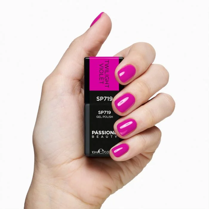Esmalte semipermanente SP719 Twilight Violet - Semipermanente violeta magenta - detalle 2