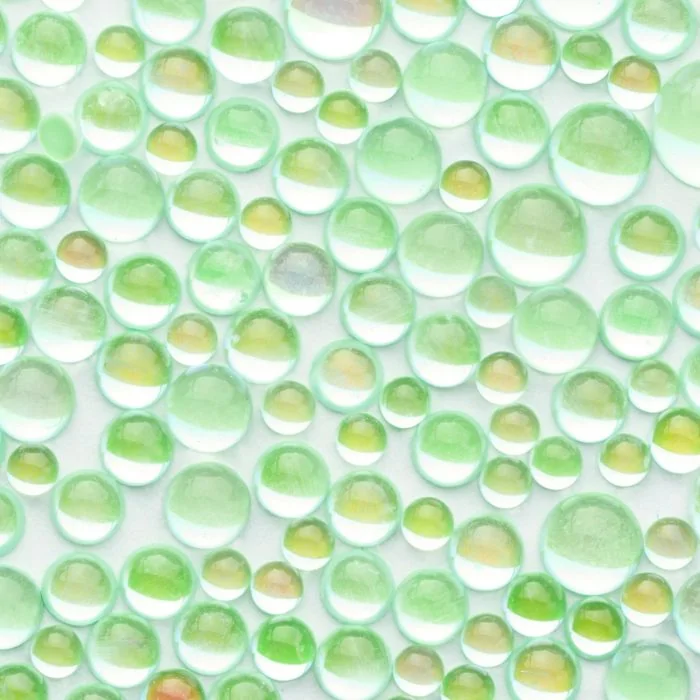 Green Drop Gems - Green Drop Gems pour ongles, couleur vert irisé - détail 1