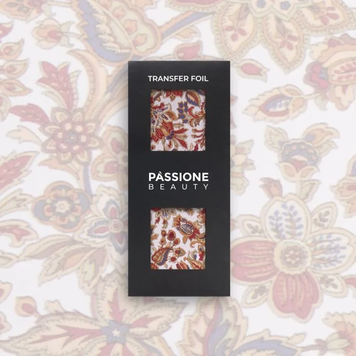 Golden Flowers - Transfer Foil - Nail Transfer Foil - Baroque-style flowers