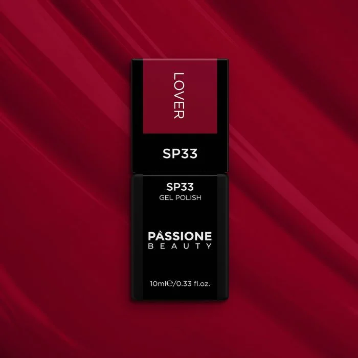 Gel Nail Polish GP33 Lover  - Intense Burgundy Gel Polish  - detail 2