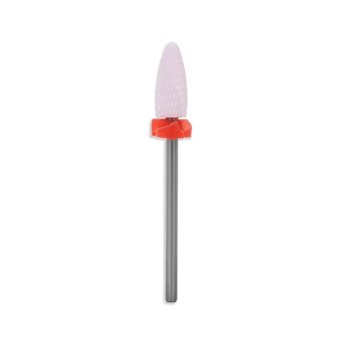 Ceramic Pink Flame Nail Drill Bit - Ceramic Pink Flame Nail Drill Bit Low abrasivity
