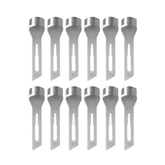 Lame Sgorbia 10 Pack 12 pz - Lama per sgorbia modello 10 - dettaglio 1