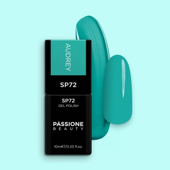 Gel Nail Polish GP72 Audrey  - Dark Aquamarine Gel Polish
