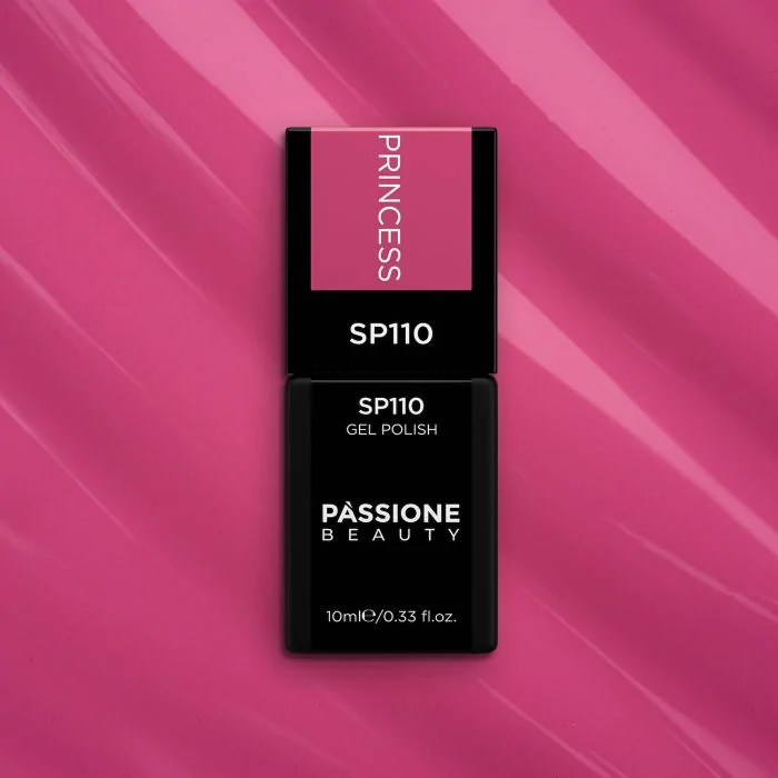 Vernis semi-permanent SP110 Princess - Vernis semi-permanent rose chaud - détail 2