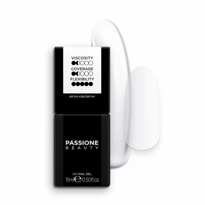 Repair Gel White 15 ml - White 3-in-1 gel polish with HEMA Free strengthening action
