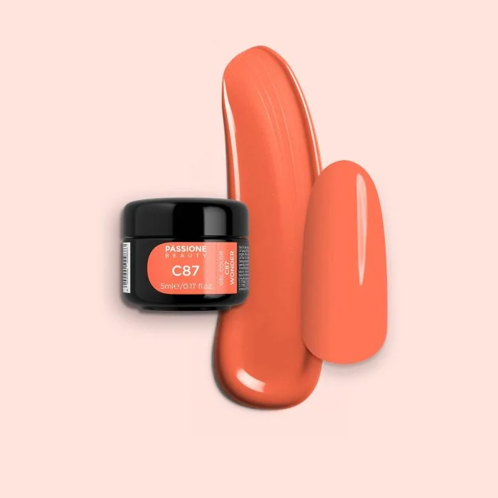 Gel couleur C87 Meraviglia - Gelcouleur orange délicat