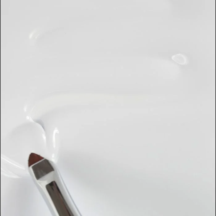 Application de Gel Couleur F01 Pure White