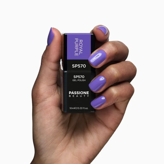 Vernis semi-permanent SP570 Royal Purple - Vernis semi-permanent violet pourpre - détail 2