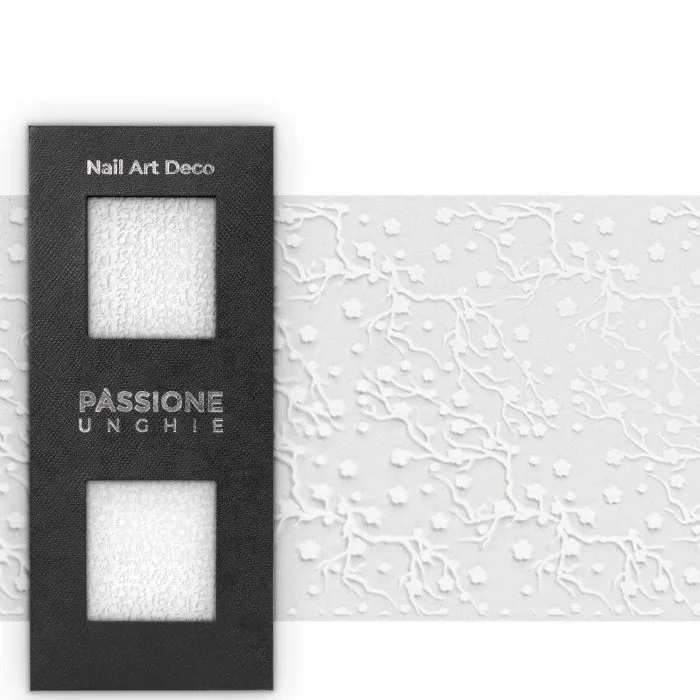 Twigs Tangle - Transfer Foil - Nail Transfer Foil – white twigs