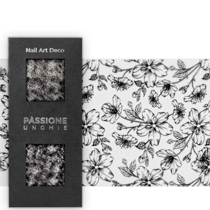 Wildflowers - Transfer Foil - Nail Transfer Foil - stylised flower