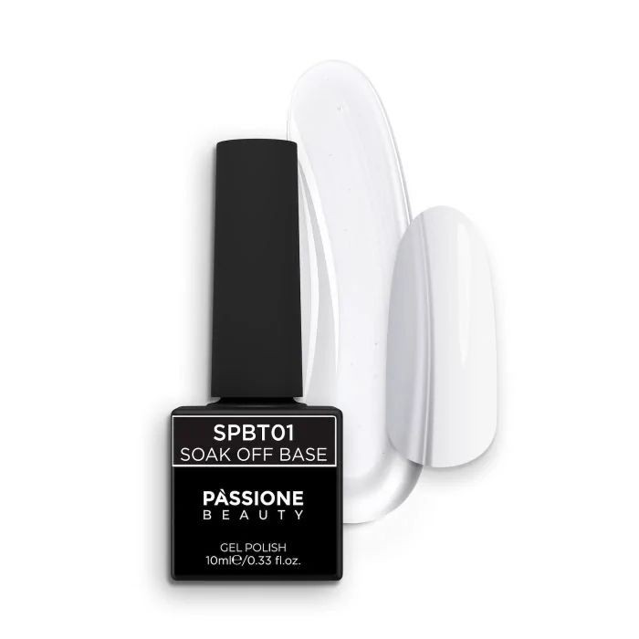 Base Soak Off 10 ml - Base semi-permanente transparente pour usage professionnel