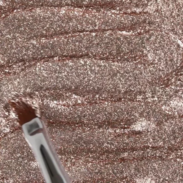 Applicazione di Gel Glitter G49 Rose Gold Flash