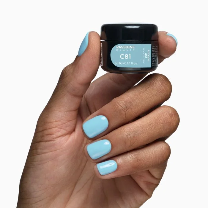 Gel couleur C81 Naxos - Gel couleur bleu clair pastel - détail 3